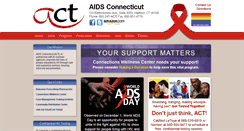 Desktop Screenshot of aids-ct.org