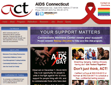 Tablet Screenshot of aids-ct.org